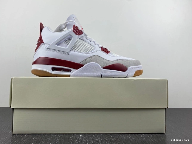 DR5415-160 Retro Jordan 4 Pine SB Red 1116
